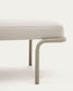 Panca Compo in ciniglia beige e telaio in metallo beige 130 cm