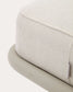 Panca Compo in ciniglia beige e telaio in metallo beige 130 cm