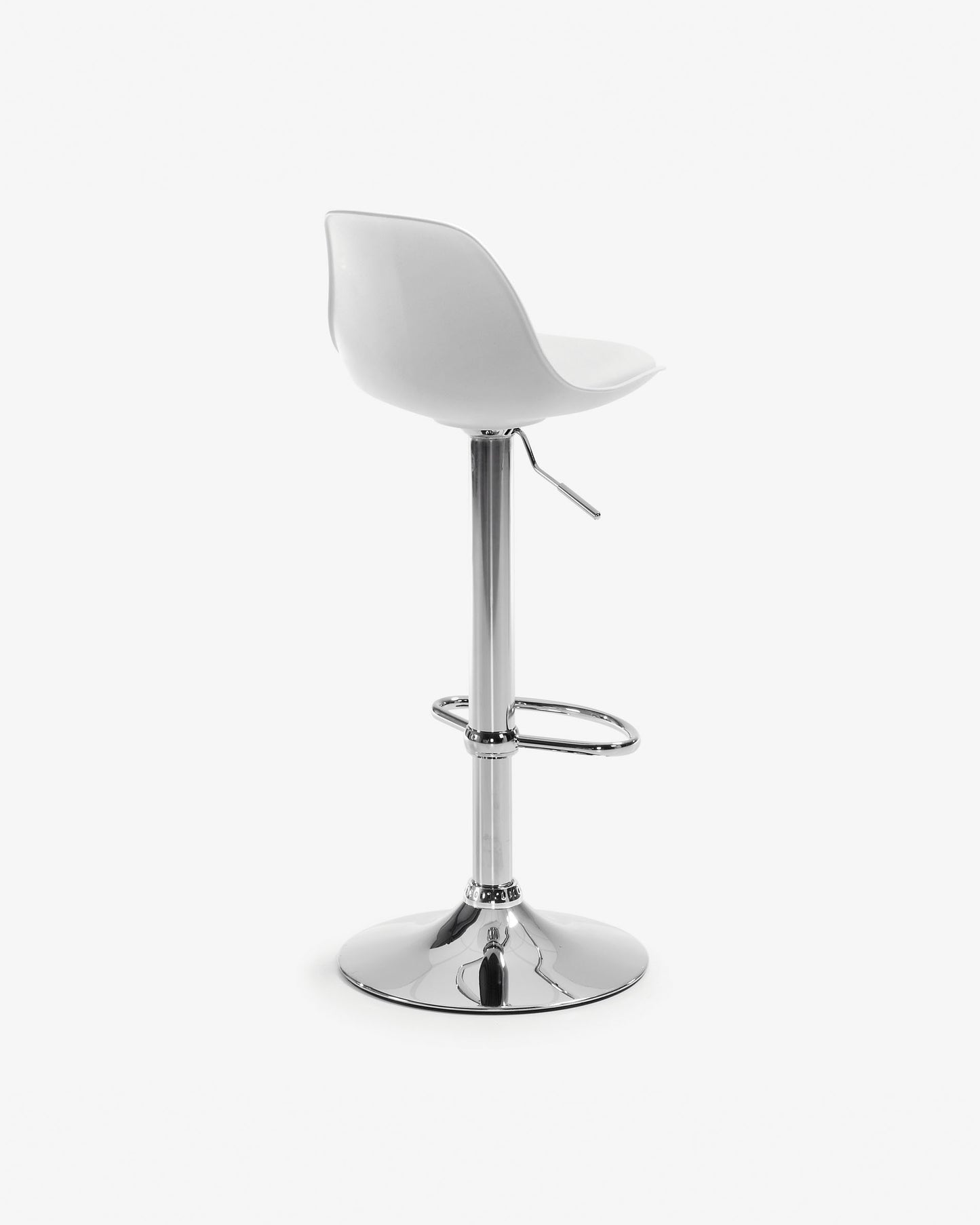 Sgabello Orlando-T bianco altezza 60x82 cm
