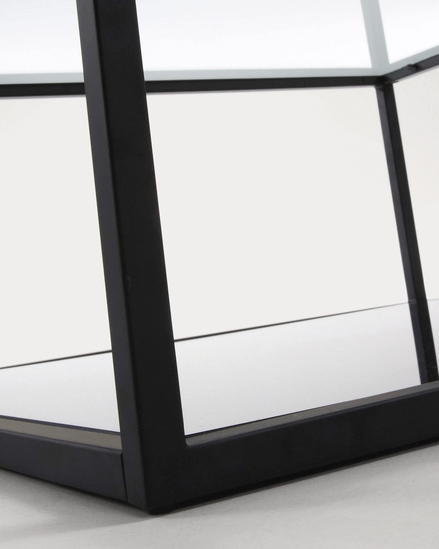 Tavolino quadrato Blackhill 80 x 80 cm nero