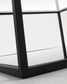 Tavolino quadrato Blackhill 80 x 80 cm nero