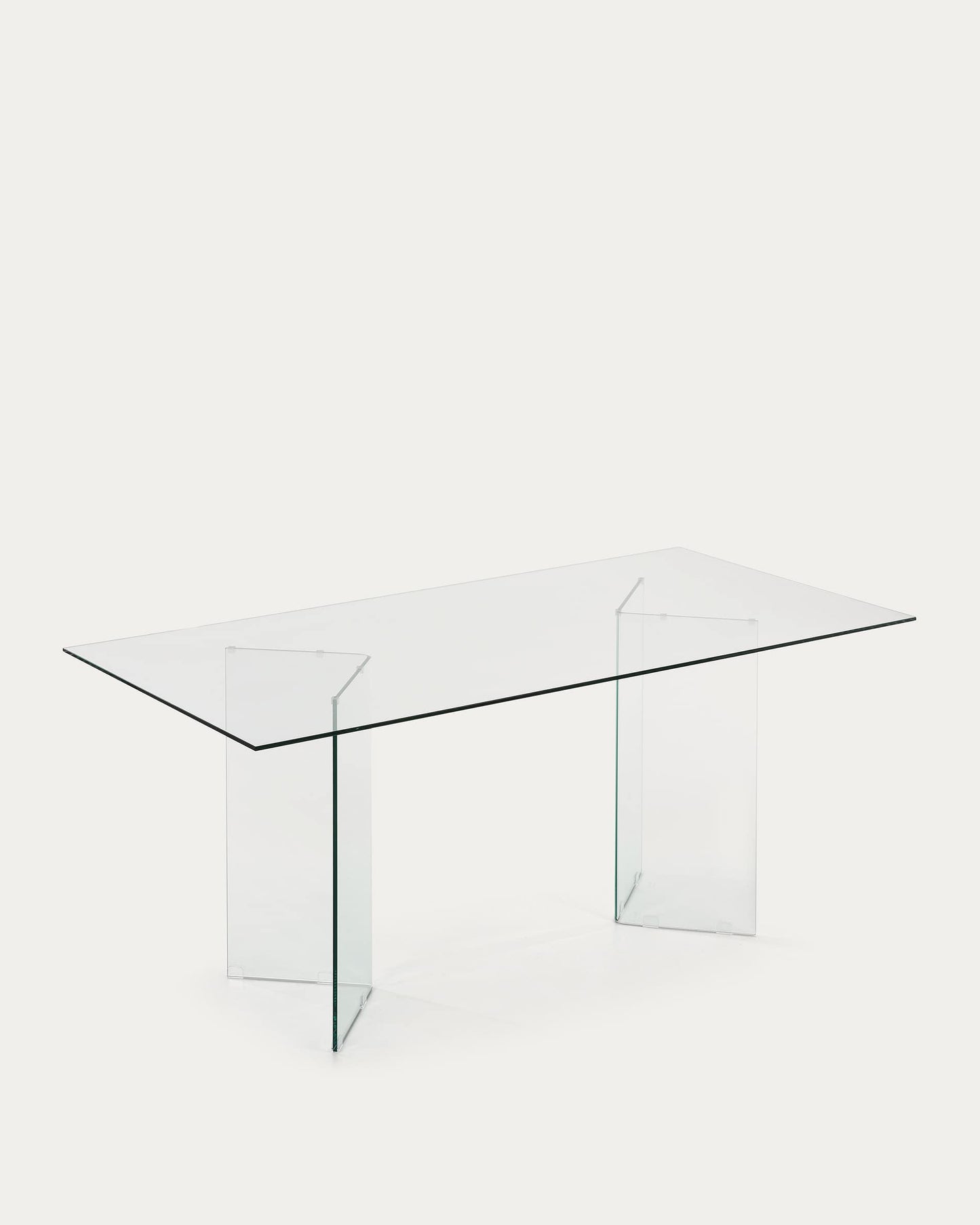 Tavolo Burano in vetro 180 x 90 cm