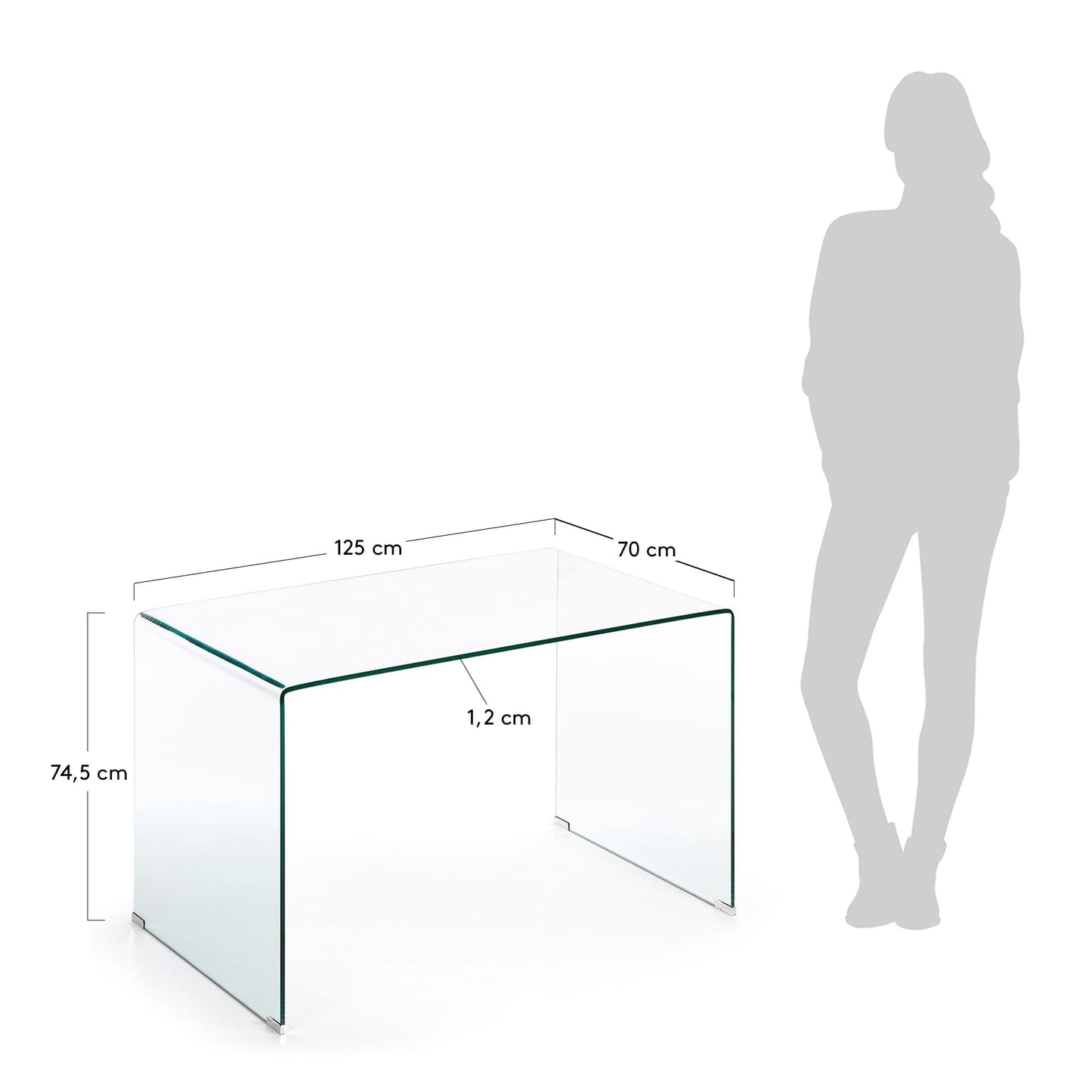 Tavolo Burano 125 x 70 cm