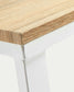 Scrivania rettangolare Talbot 120 x 60 cm bianco