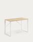 Scrivania rettangolare Talbot 120 x 60 cm bianco