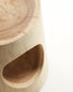 Tavolino Halker in legno massello di mungur Ø 30 cm