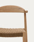 Sgabello Nina in legno massello di acacia altezza 62 cm