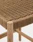 Sgabello Nina in legno massello di acacia altezza 62 cm