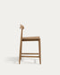 Sgabello Nina in legno massello di acacia altezza 62 cm