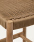 Sgabello Nina in legno massello di acacia altezza 76 cm