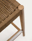 Sgabello Nina in legno massello di acacia altezza 76 cm