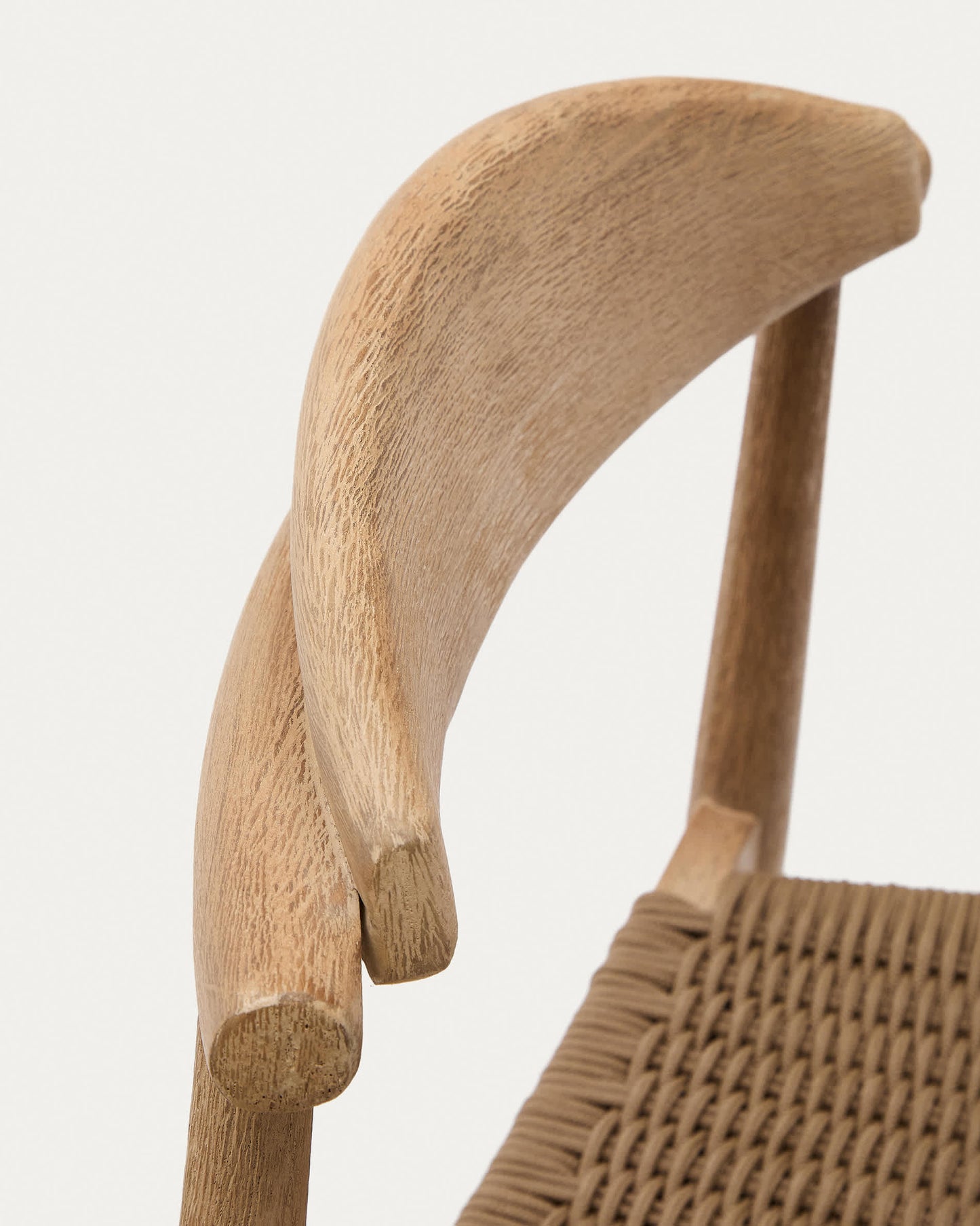 Sgabello Nina in legno massello di acacia altezza 76 cm
