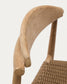 Sgabello Nina in legno massello di acacia altezza 76 cm