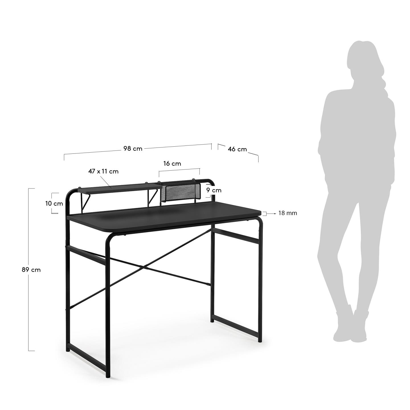 Tavolo Foreman 98 x 46 cm