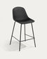 Sgabello Quinby grigio altezza 75 cm
