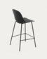 Sgabello Quinby grigio altezza 75 cm