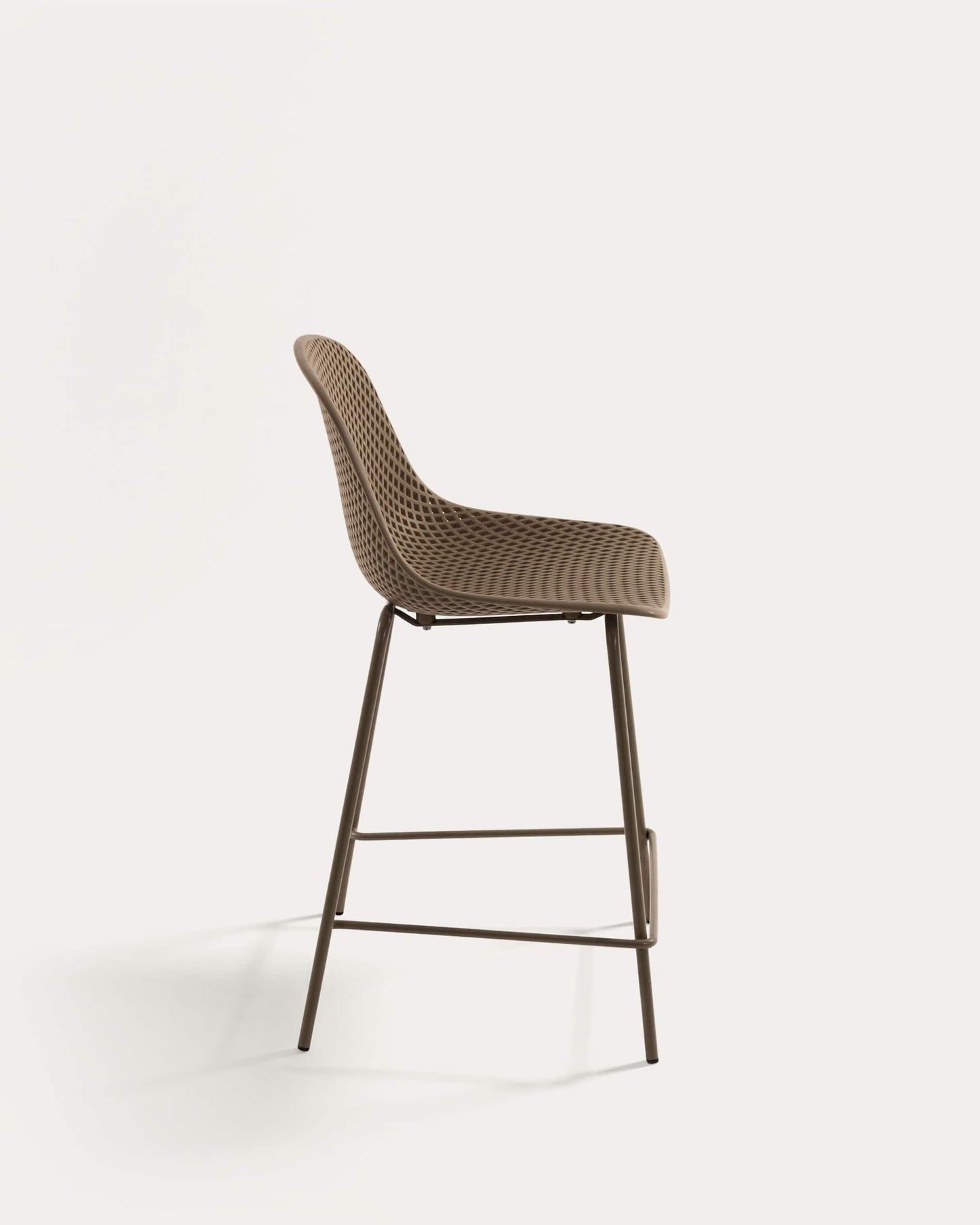 Sgabello Quinby beige altezza 65 cm