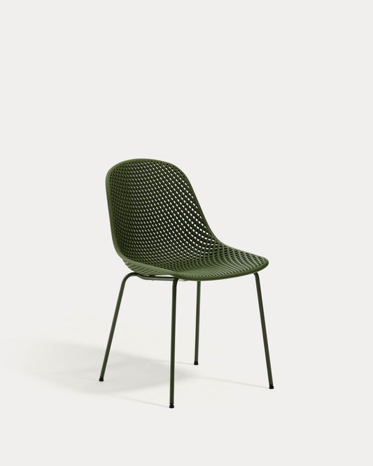 Sedia da esterno Quinby verde