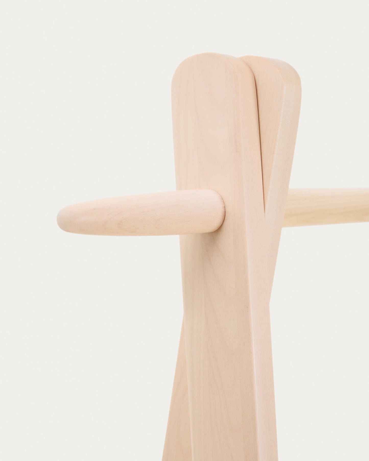 Appendiabiti Natane in legno di rovere e rattan 95 x 152 cm