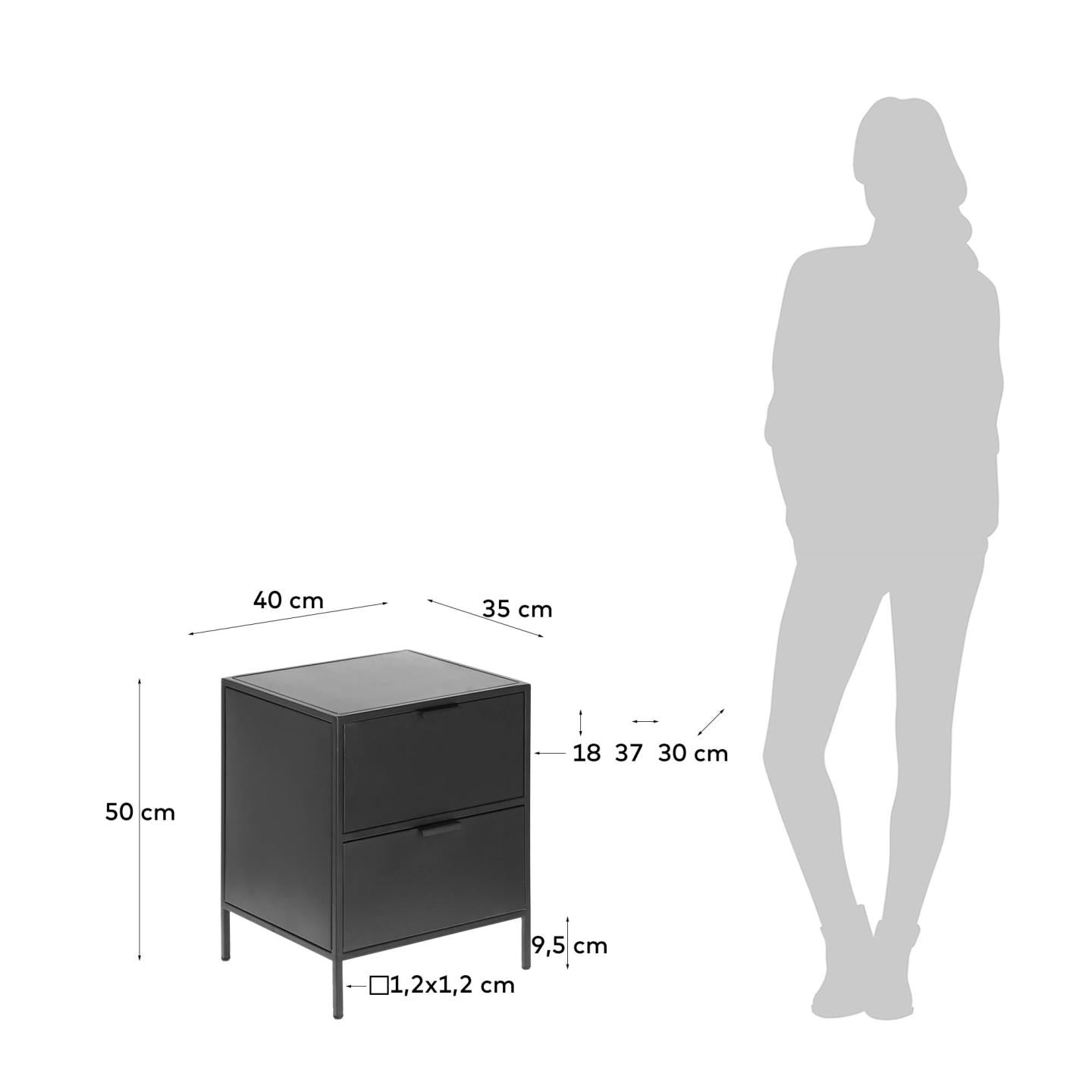 Comodino Shantay 40 x 50 cm