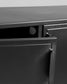 Credenza Shantay 3 ante in acciaio verniciato nero 160 x 72 cm