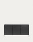 Credenza Shantay 3 ante in acciaio verniciato nero 160 x 72 cm