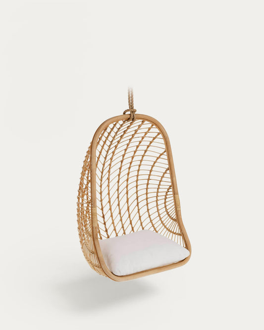 Sedia sospesa Ekaterina in rattan