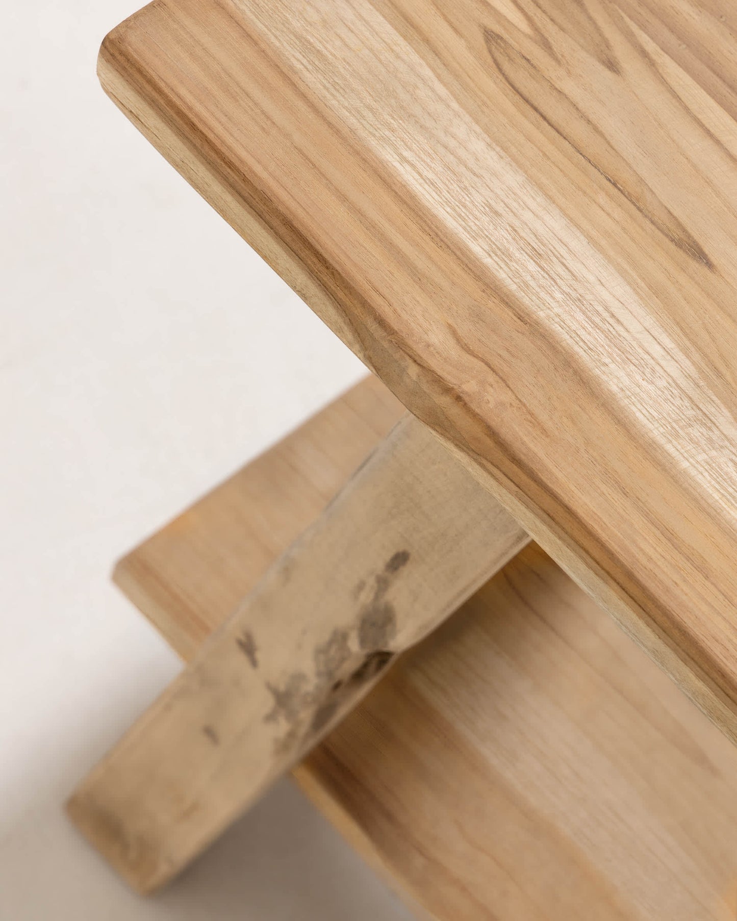 Panca Safara in legno massello di teak ricilato 100 cm