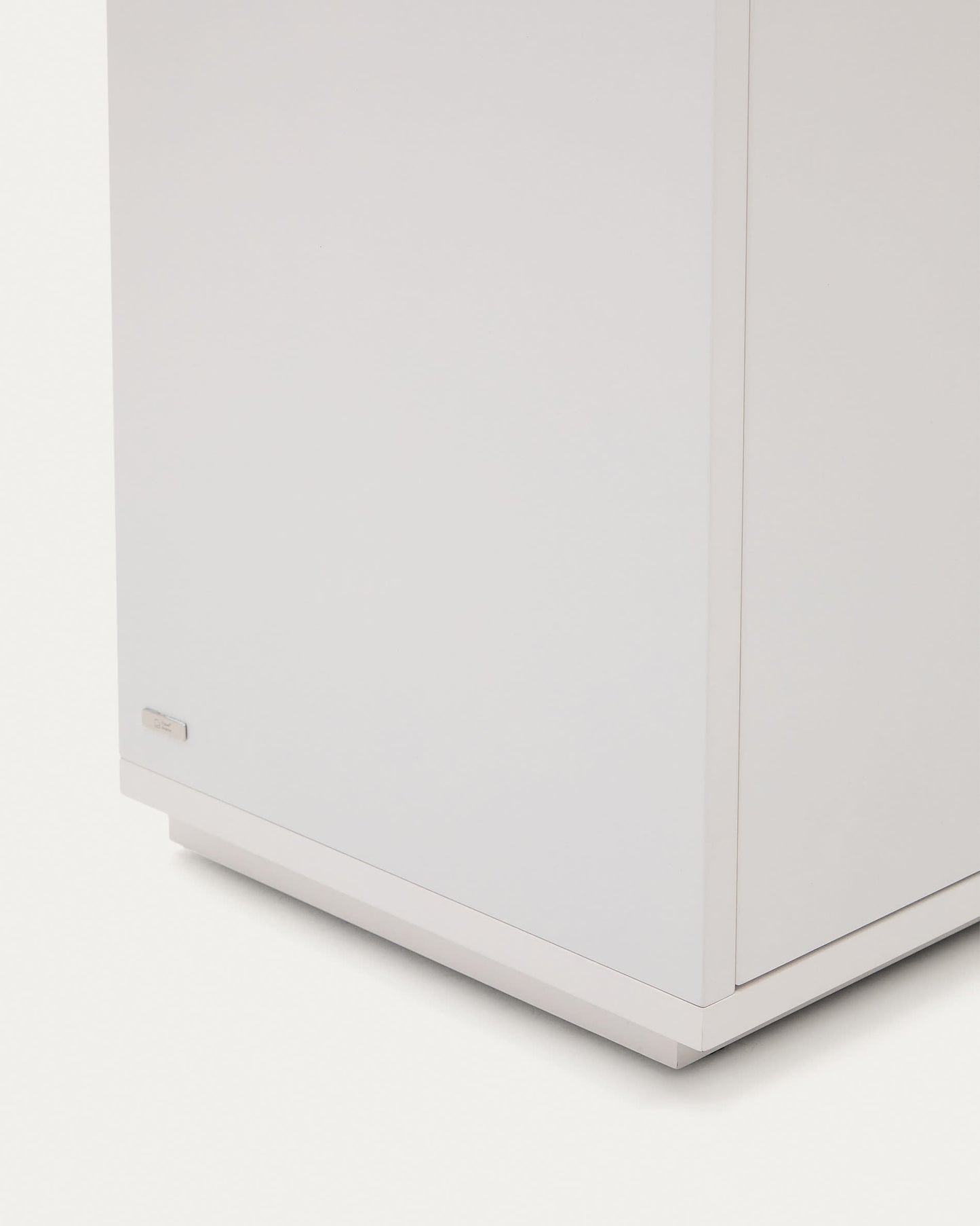 Credenza 3 ante Abilen impiallacciato rovere e laccato bianco 180 x 75 cm