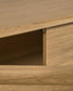 Credenza Lenon 3 ante 3 cassetti legno e impiallacciatura rovere 200x86 cm