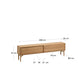 Mobile TV Lenon 2 ante in massello e impiallacciato rovere 200 x 57 cm
