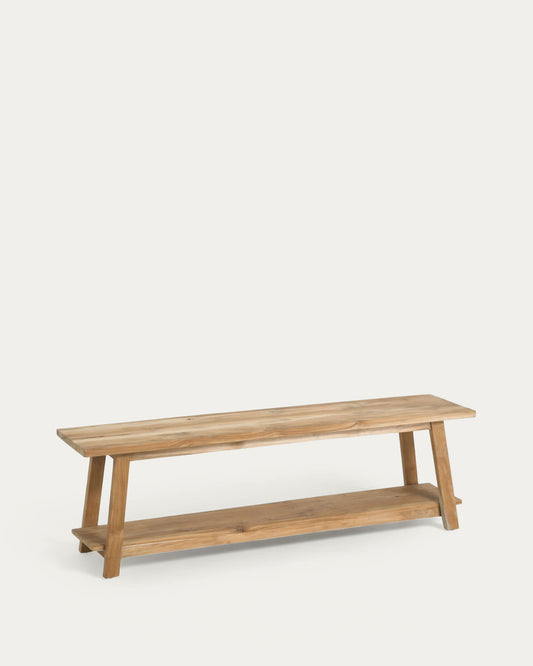 Panca Safara in legno massello di teak riciclato 150 cm
