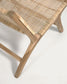 Poltrona Beida in legno massello di teak