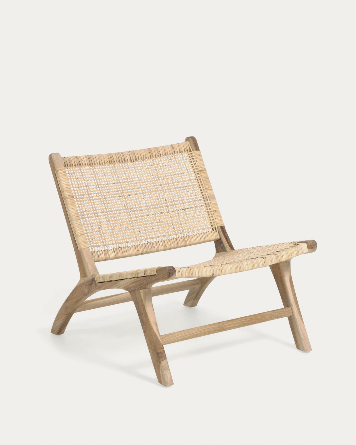 Poltrona Beida in legno massello di teak