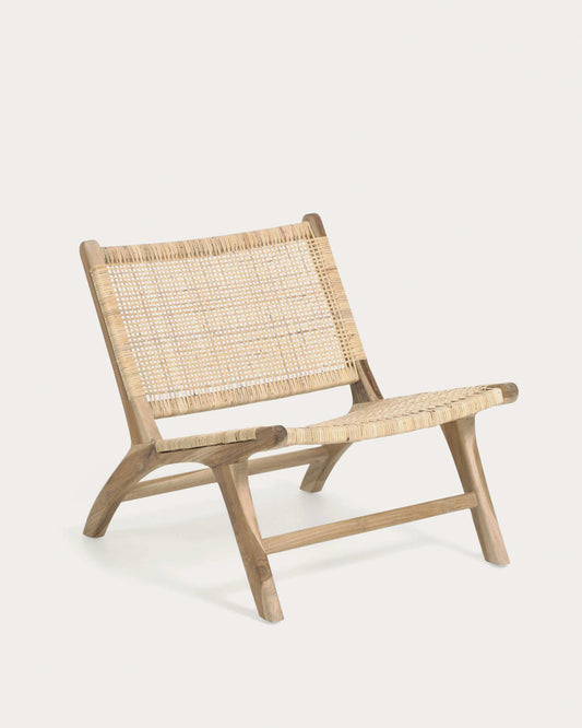 Poltrona Beida in legno massello di teak