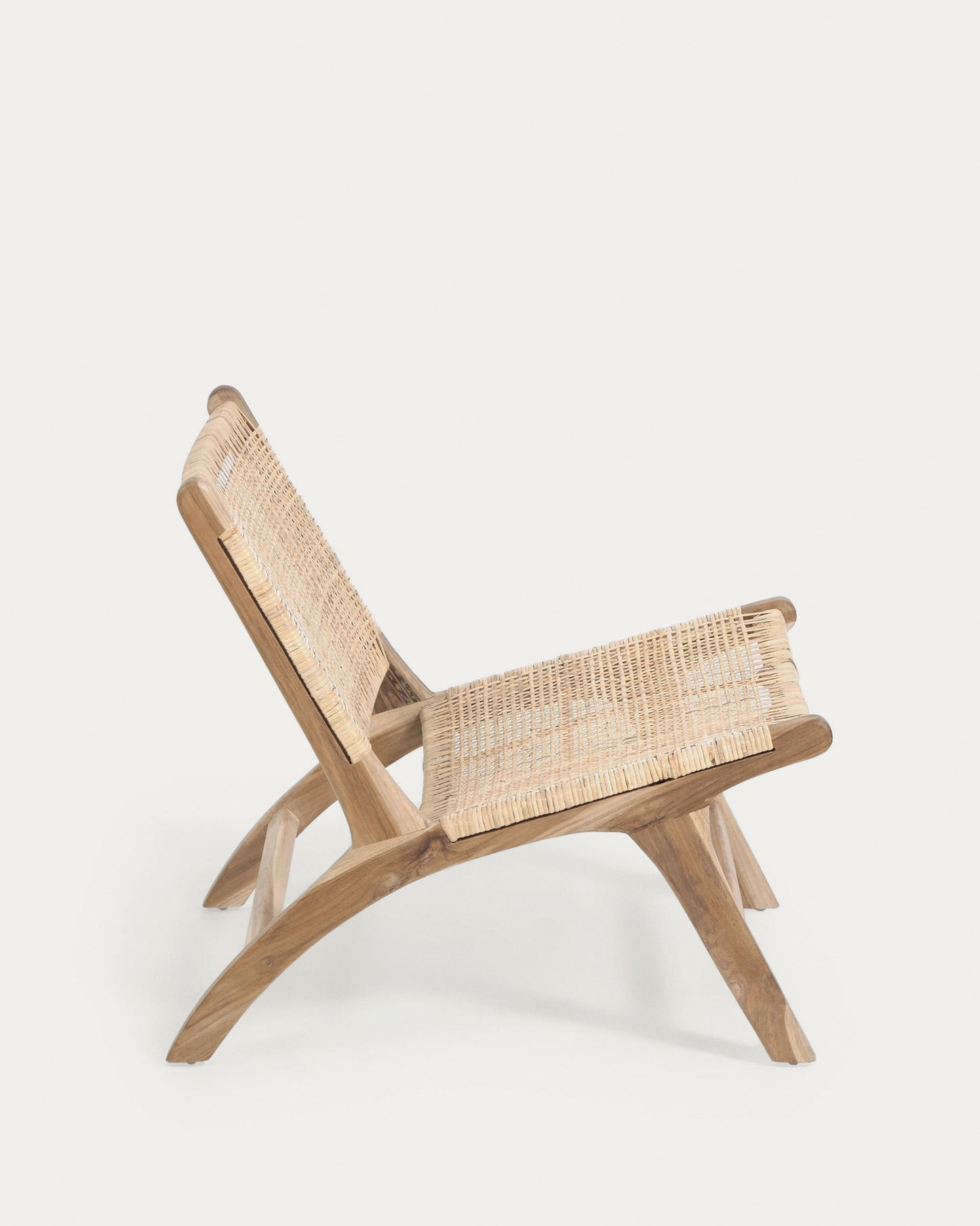 Poltrona Beida in legno massello di teak