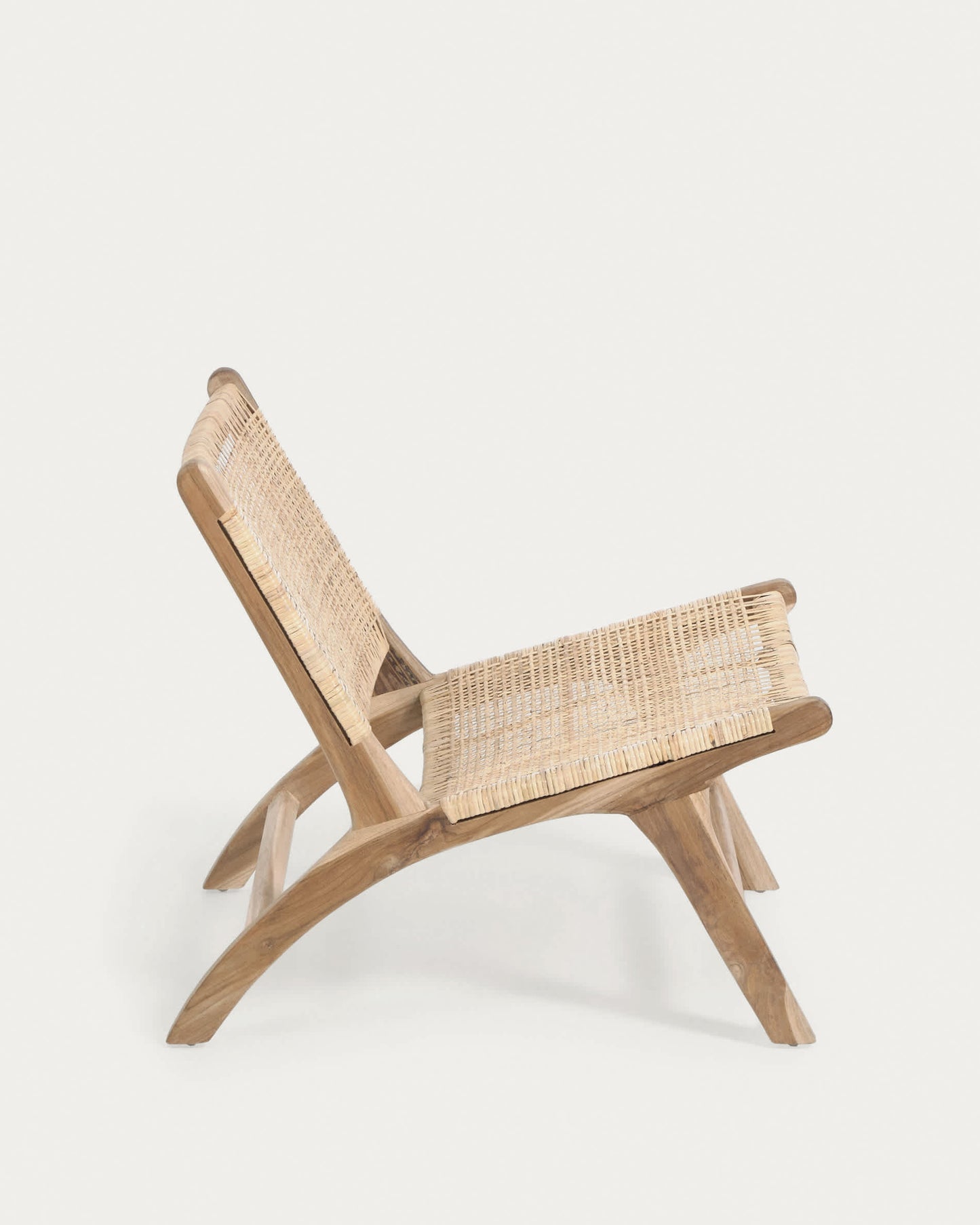 Poltrona Beida in legno massello di teak