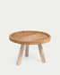 Tavolino Glenda in legno massello di teak Ø 55 cm
