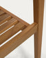 Sedia da esterno Hanzel in legno massello di acacia