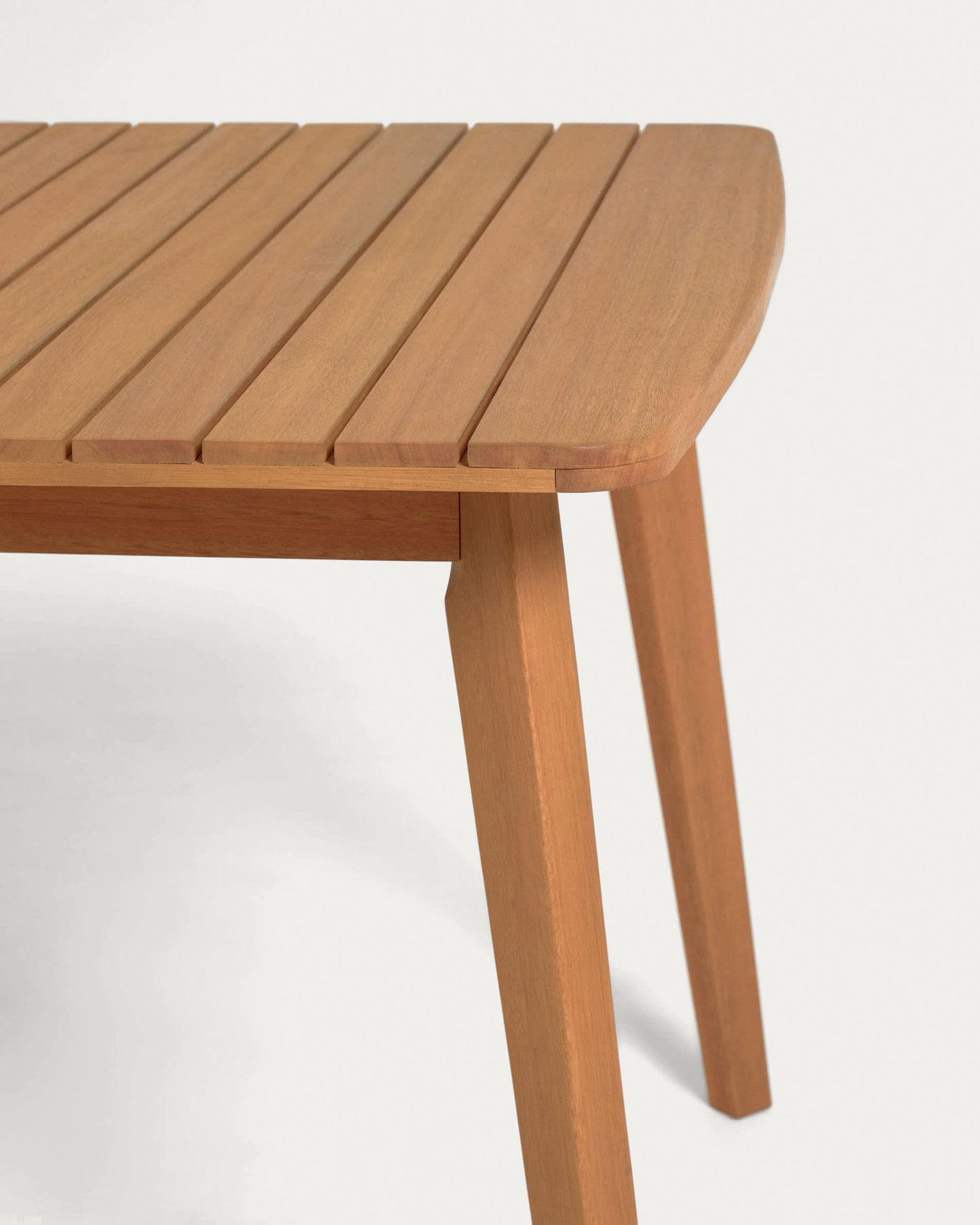 Tavolo allungabile da esterno Hanzel legno massello eucalipto 183 (240) x 100 cm