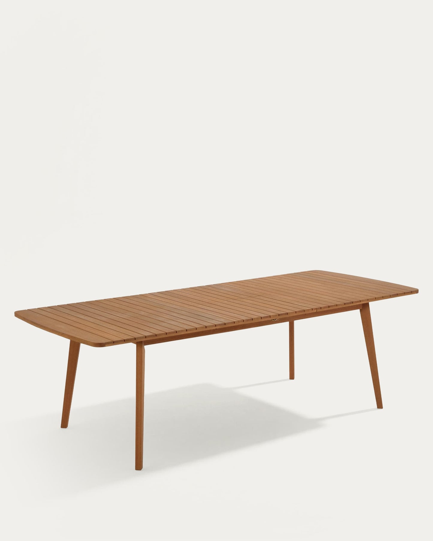 Tavolo allungabile da esterno Hanzel legno massello eucalipto 183 (240) x 100 cm