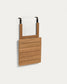 Tavolo pieghevole Amarilis da balcone in legno massello di acacia 40 x 42 cm