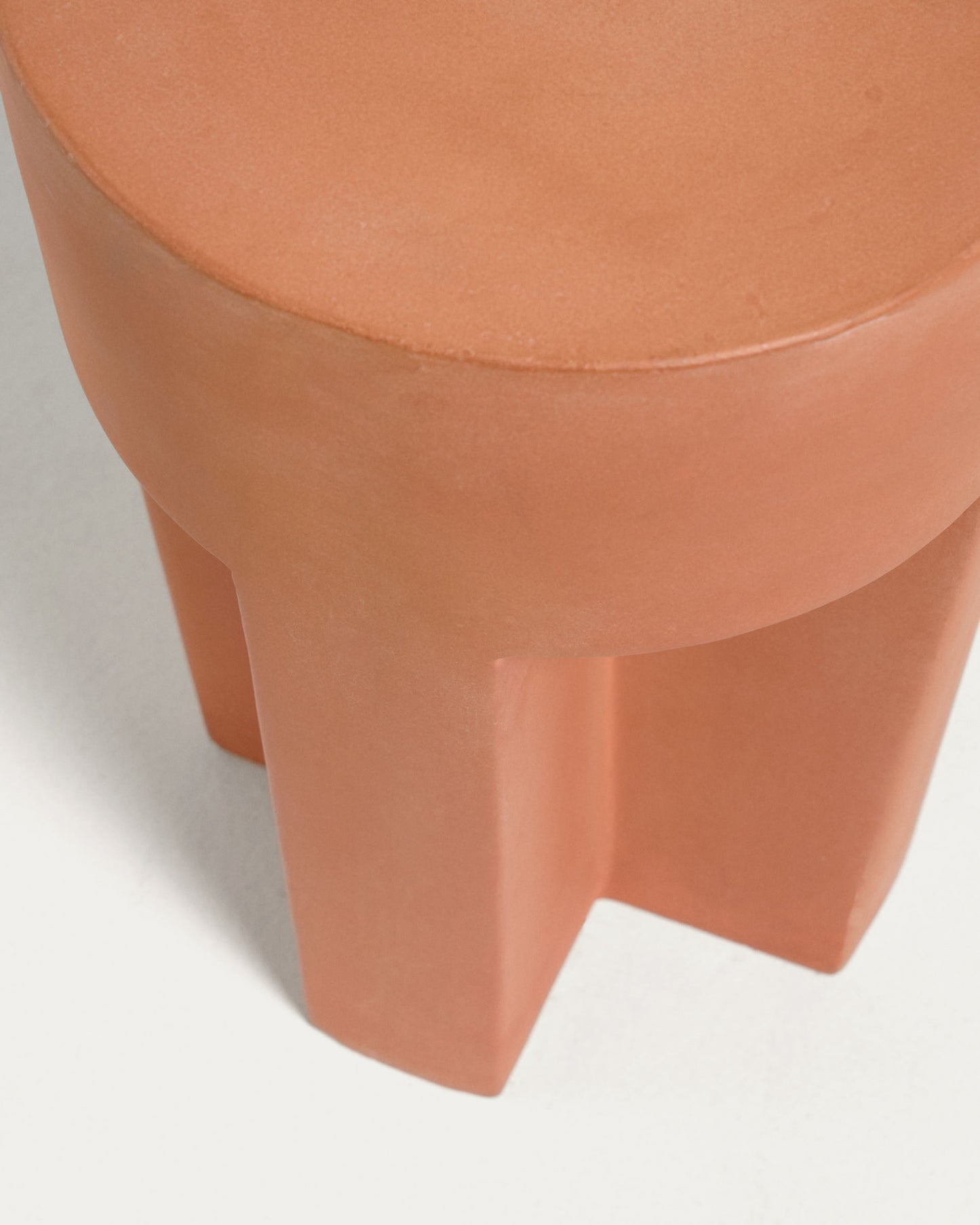 Tavolino Vilena terracotta Ø 33 cm