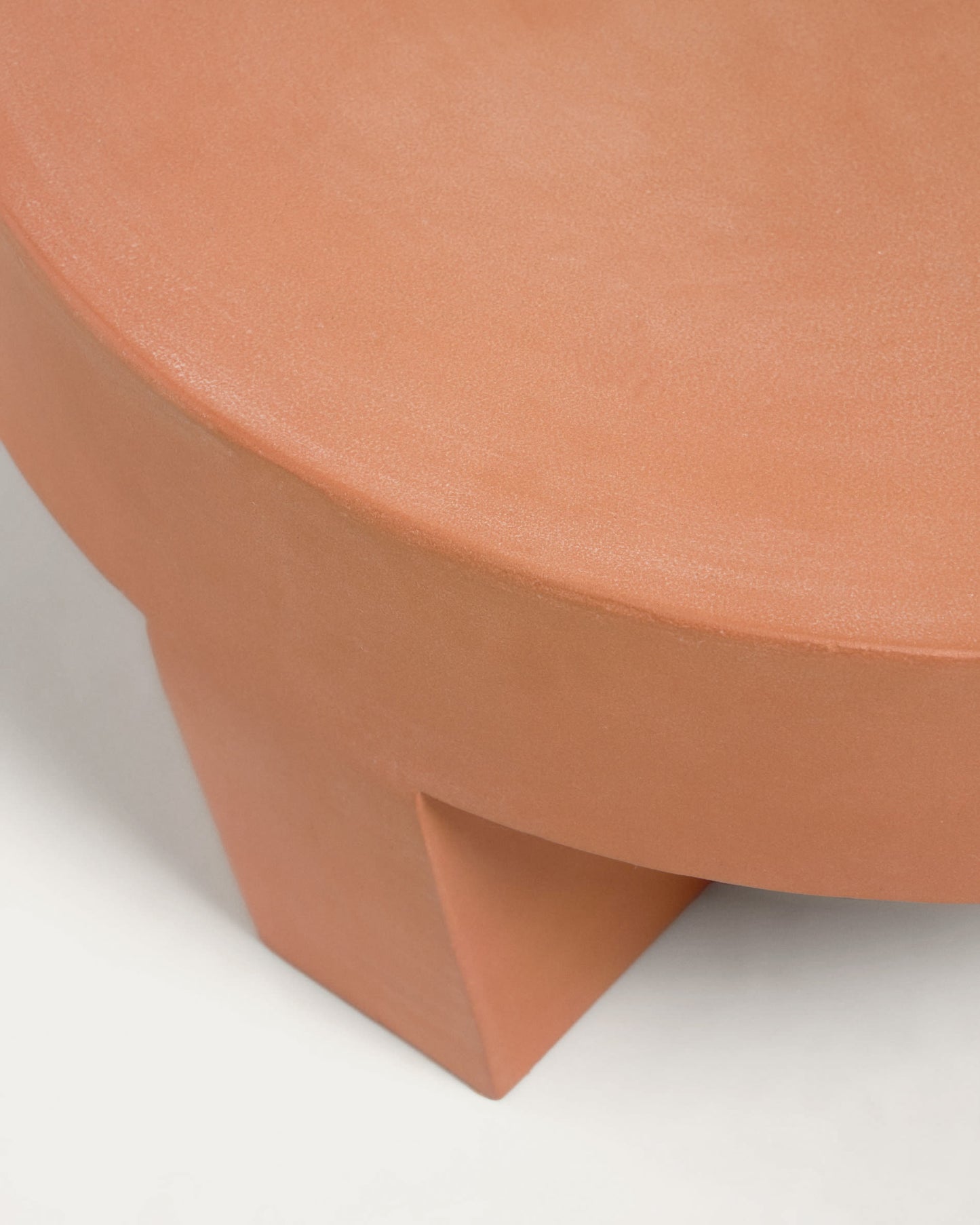 Tavolino Vilena terracotta Ø 60 cm