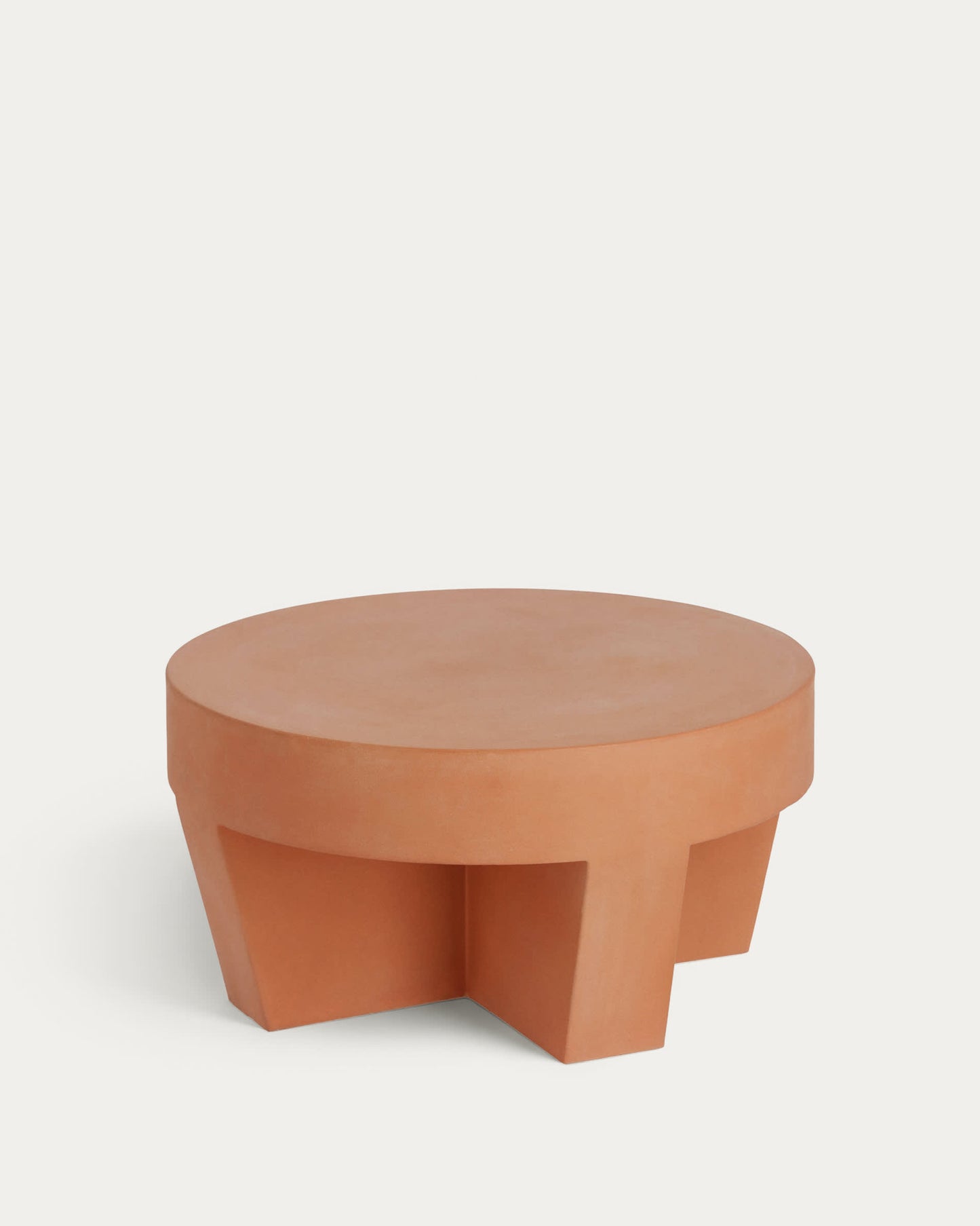 Tavolino Vilena terracotta Ø 60 cm