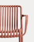 Sedia impilabile da esterno Isabellini terracotta
