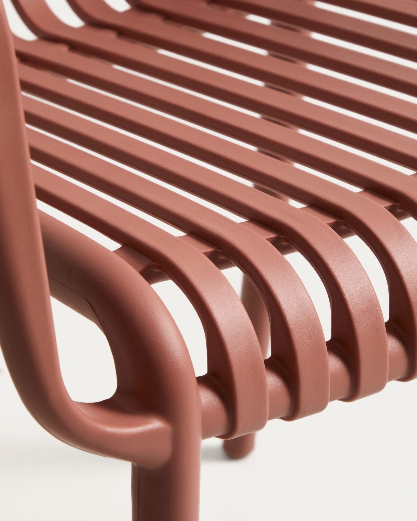 Sedia impilabile da esterno Isabellini terracotta