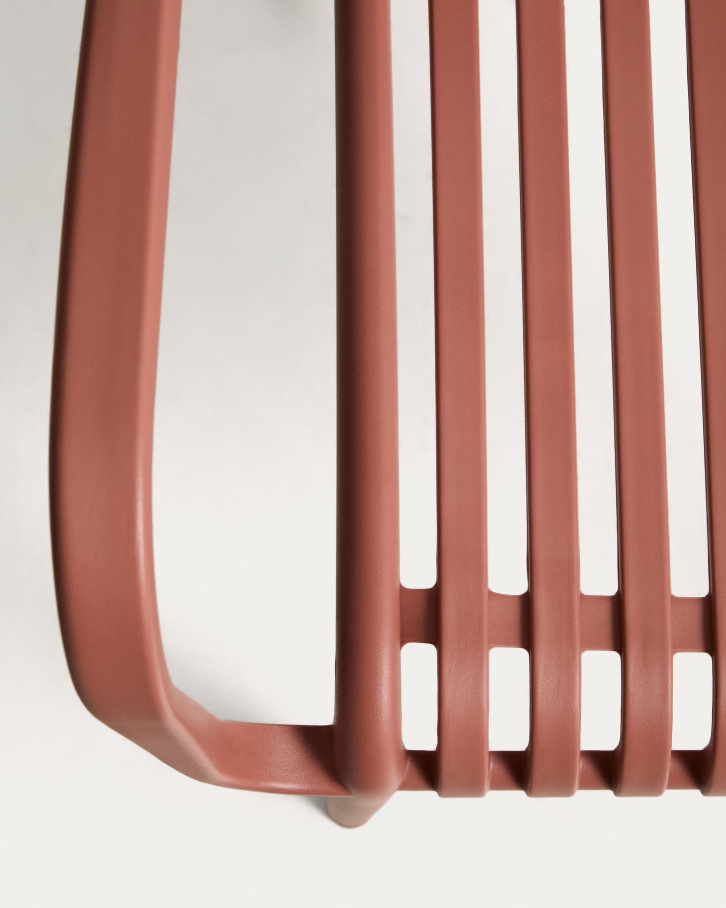 Sedia impilabile da esterno Isabellini terracotta