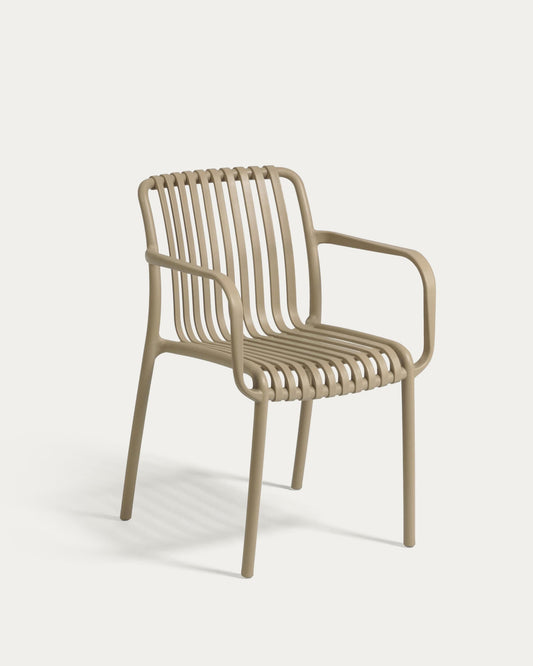 Sedia da esterno Isabellini beige