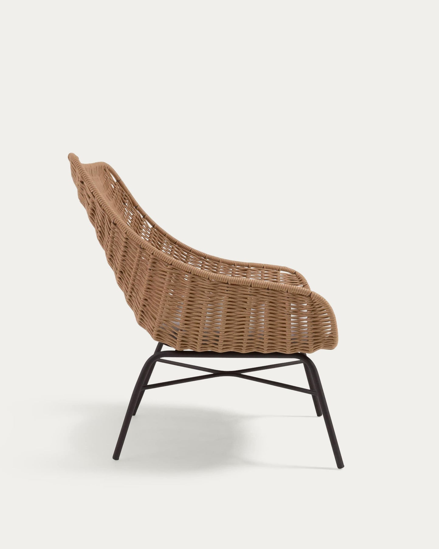 Poltrona Abeli in corda beige
